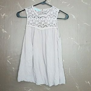 High Neck Lace Shirt